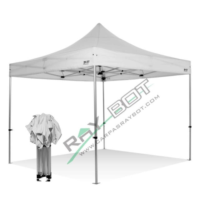Gazebo pieghevole professionale 3x4.5mt Bianco Acciaio 3cm - Mondo Gazebo Gazebo pieghevole professionale 3x4.5mt Bianco Acciaio 3cm - Mondo Gazebo