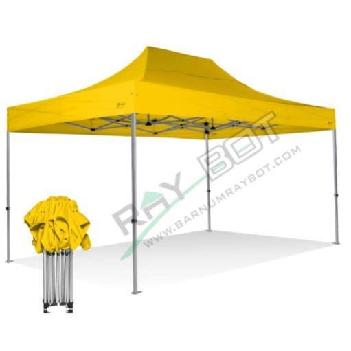 Barnum Pliant 3X4,5 RAY BOT Jaune Aluminium 45mm Top Sans LATÉRALES ...