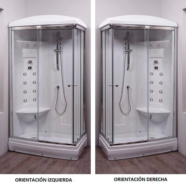 Milanuncios - Cabina de ducha hidromasaje 80 x 120