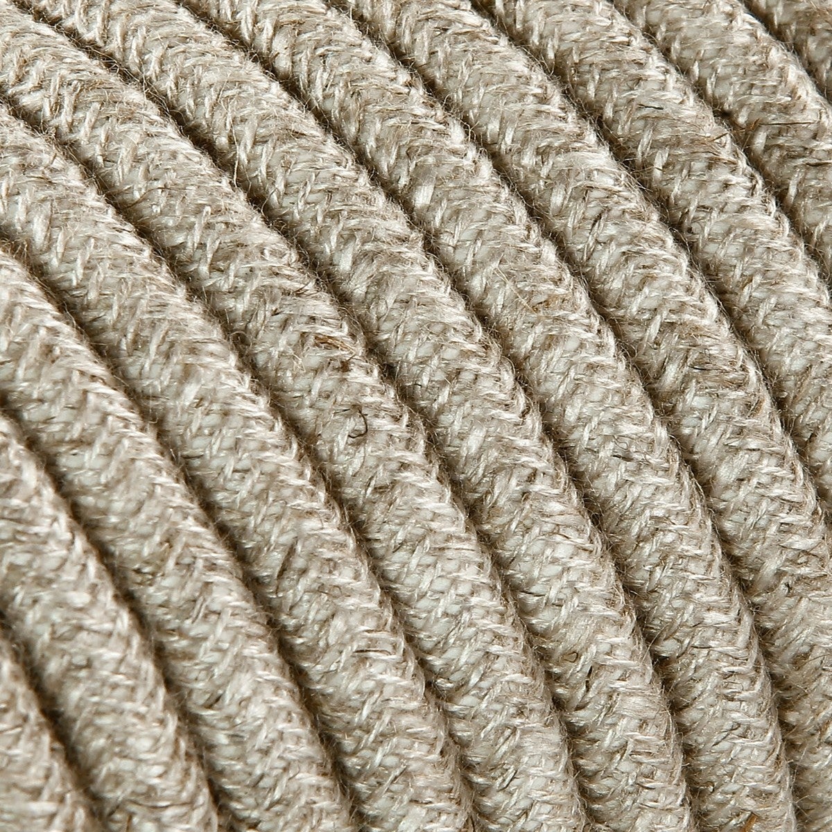 DRESS - Cable Textile Rond 2X0,75 1 mt TO401 TOILE BEIGE | Leroy Merlin
