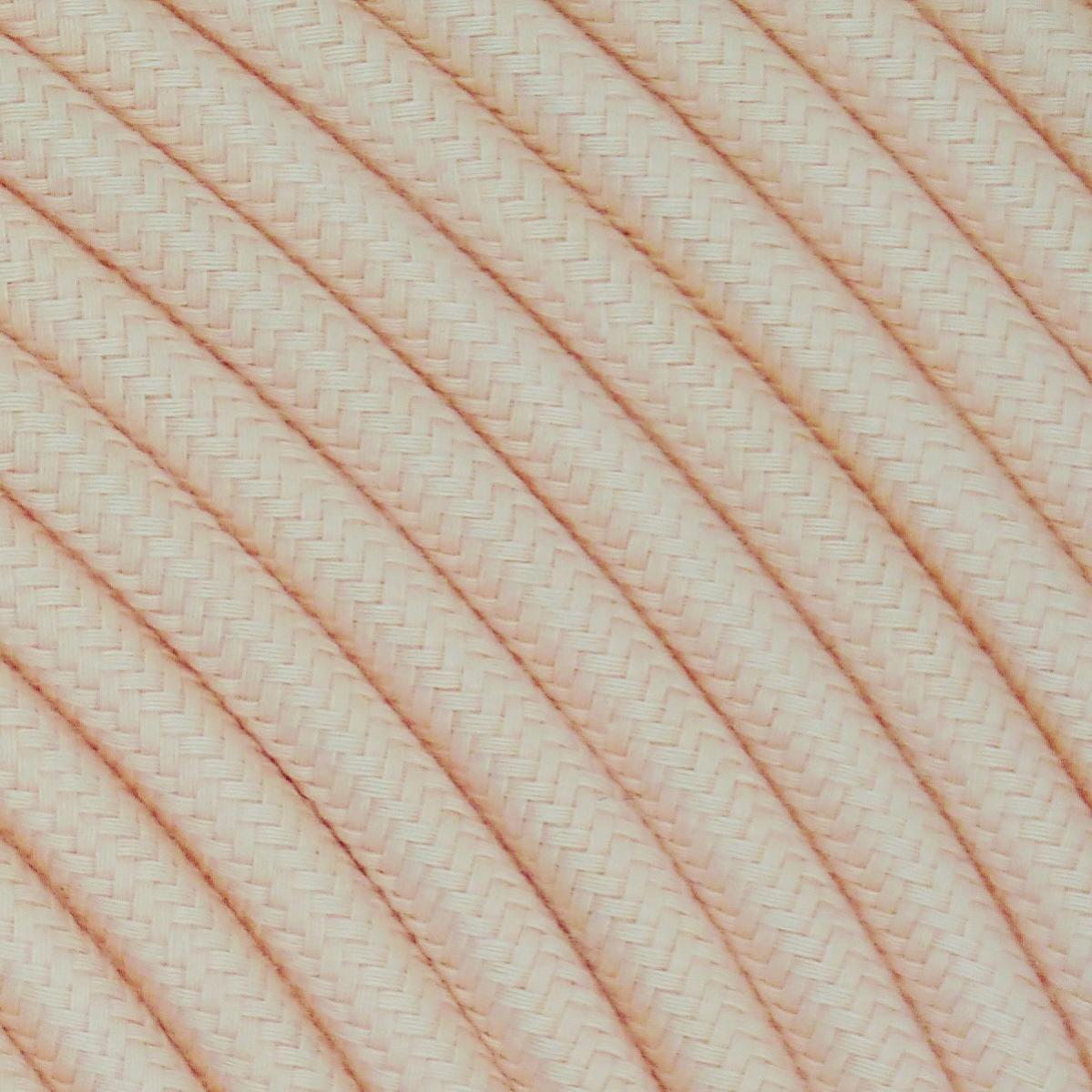 DRESS - Cavo Elettrico Tondo Rivestito In Tessuto 2X0,75 1 Mt TO458 ORO Lame 87004238 - Foto 3