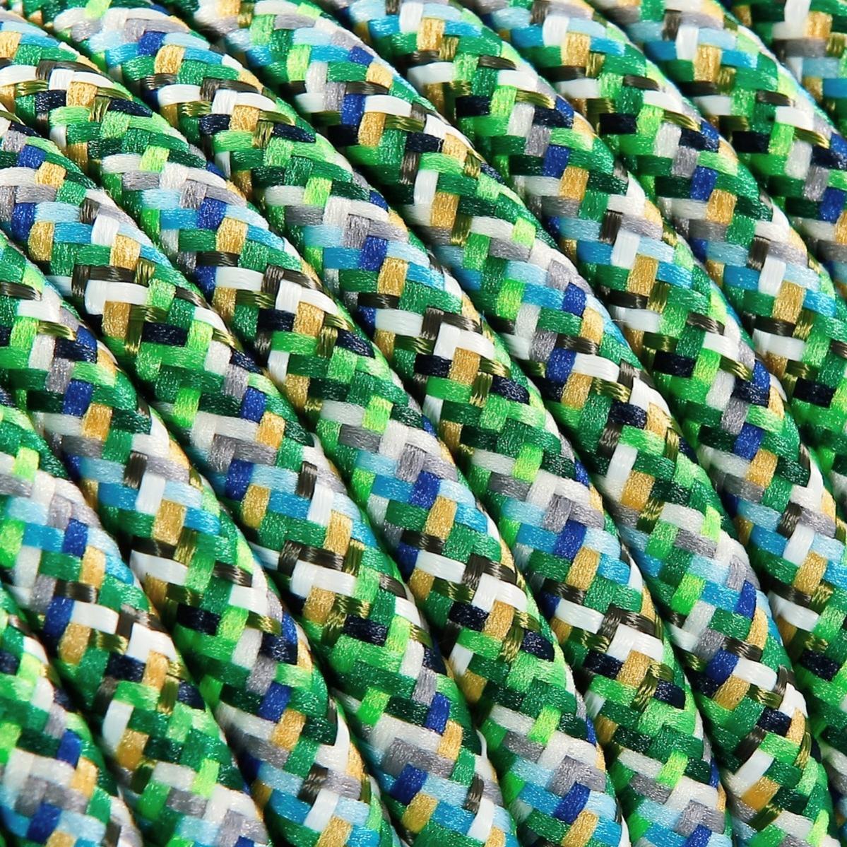 DRESS - Cavo Elettrico Trecciato Rivestito In Tessuto 2X0,75 4 Mt TR73 Bordeaux 87004931 - Foto 4