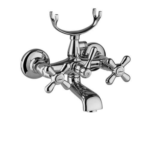 PAINI Liberty CR105 Außen-Badewannengruppe Duplex Mit Dusche – Messing, Poliertes Chrom, Made In Italy