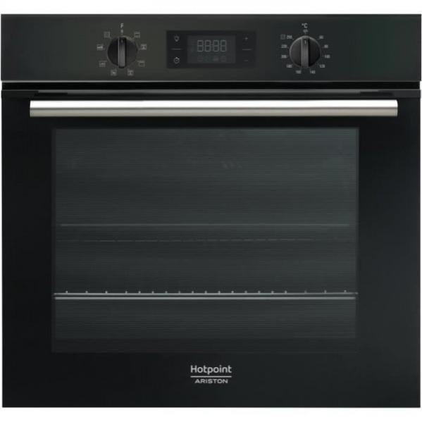 Four électrique encastrable Pyrolyse Chaleur tournante HOTPOINT FA2 540 P BL HA Noir 66L
