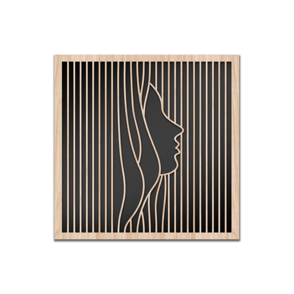 Outside the lines - estructura para muebles de compuesto de madera y pvc lasercut 60x60 cm