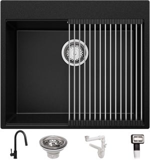 Lavello in silicone Protettore Opaco Griglia Cucina Liner, Per Casale  Acciaio Inox o Porcellana Ciotola Lavabo, 34 cm x 34 Cm (grigio)