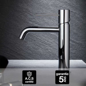 Monomando lavabo Negro mate serie Monza BDM039-1NG