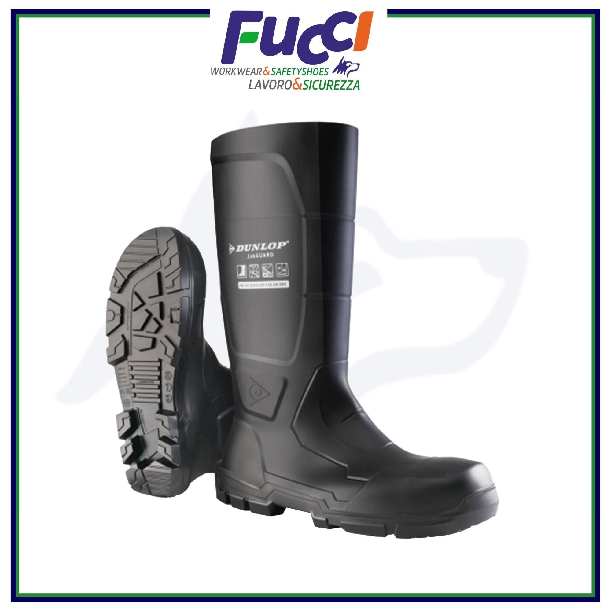 STIVALI DA LAVORO IN GOMMA DUNLOP NA2HD01 S5 SRA PVC DA UOMO