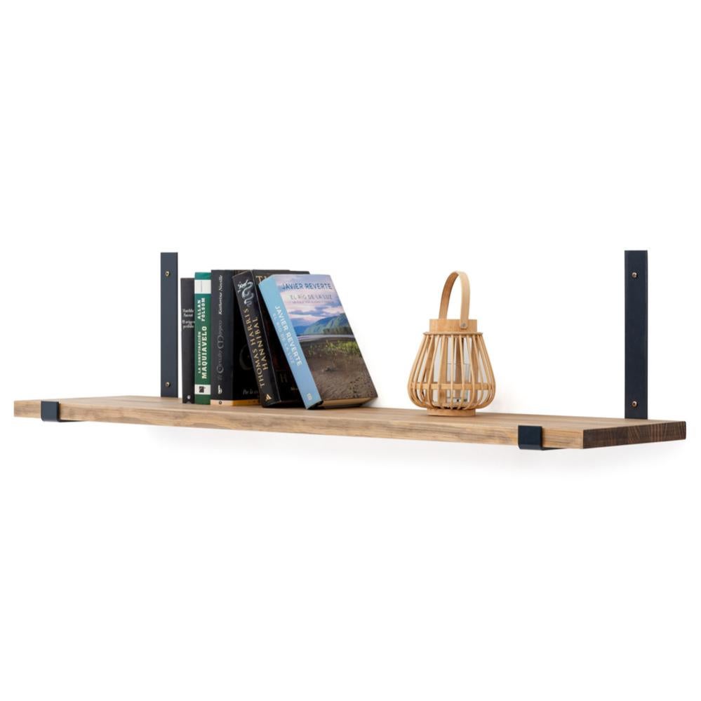 Mensole sospese in legno rustico, confezione da 2 mensole profonde da parete con staffe, per cucina, bagno, camera da letto, soggiorno, ufficio, stoccaggio e decorazione, 20 x 180 cm (8 x 71