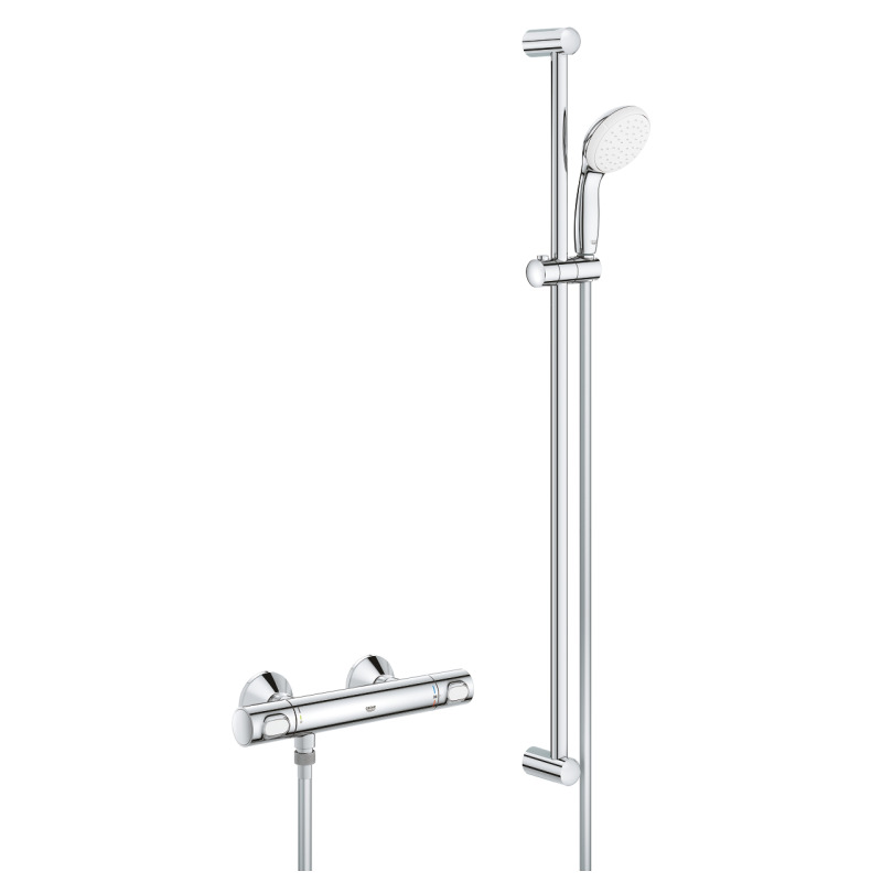 Grohe Grohtherm 500 mitigeur thermostatique douche 1/2" avec ensemble