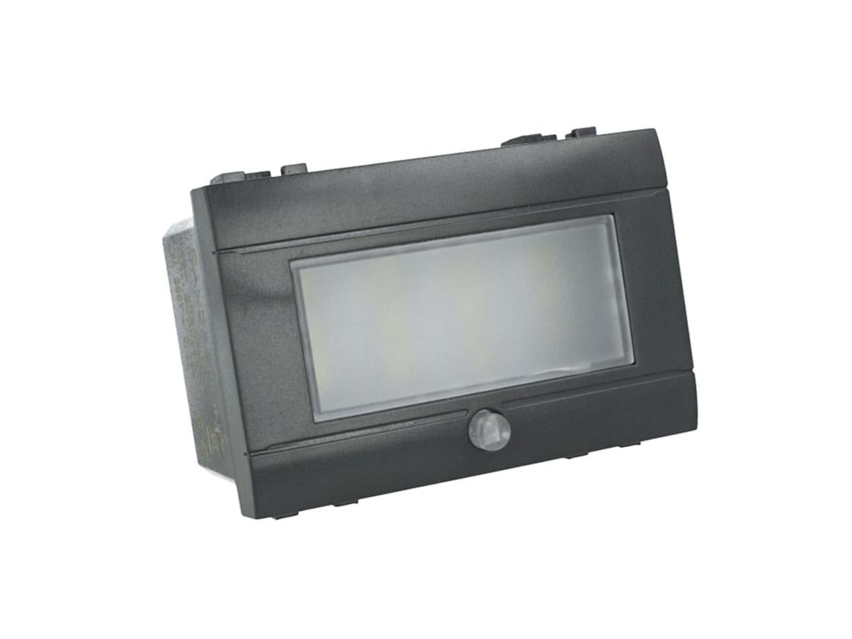 Lampada Segnapasso Led 2W Luce Calda, 2 Moduli, Compatibile Serie Vimar, Con Interruttore - 3