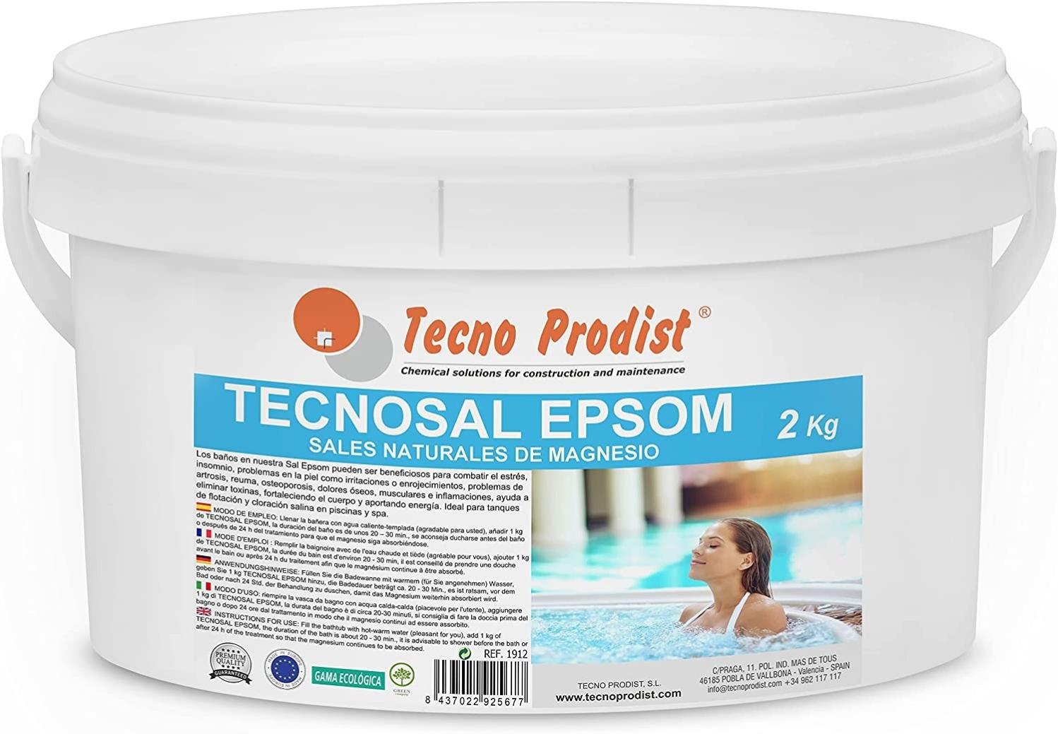 Sali Di Epsom Naturali Santa Elisabetta 4,5 Kg Sale Epsom per Bagno per Pie e