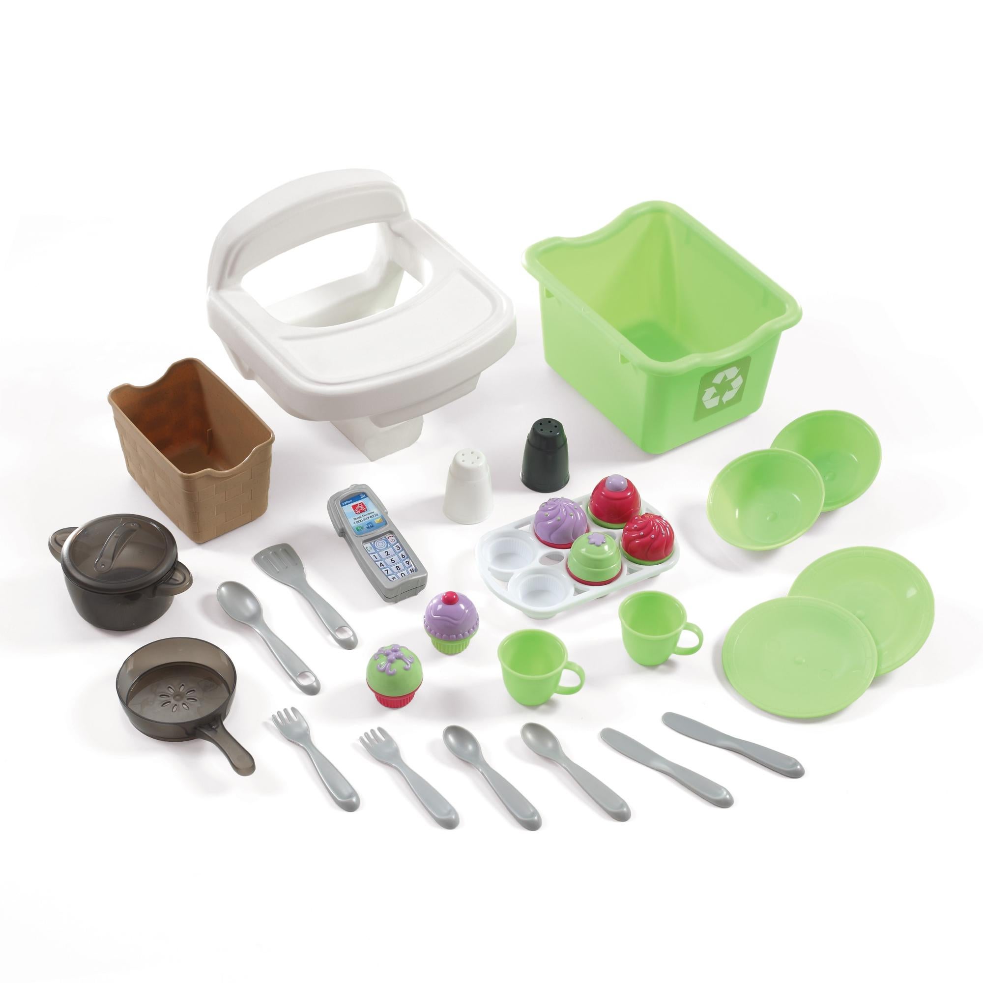 2 Rouleaux à Pâtisserie Enfant Bigjigs - Jouet Cuisine Bois | Apprentissage & Jeu Imaginatif