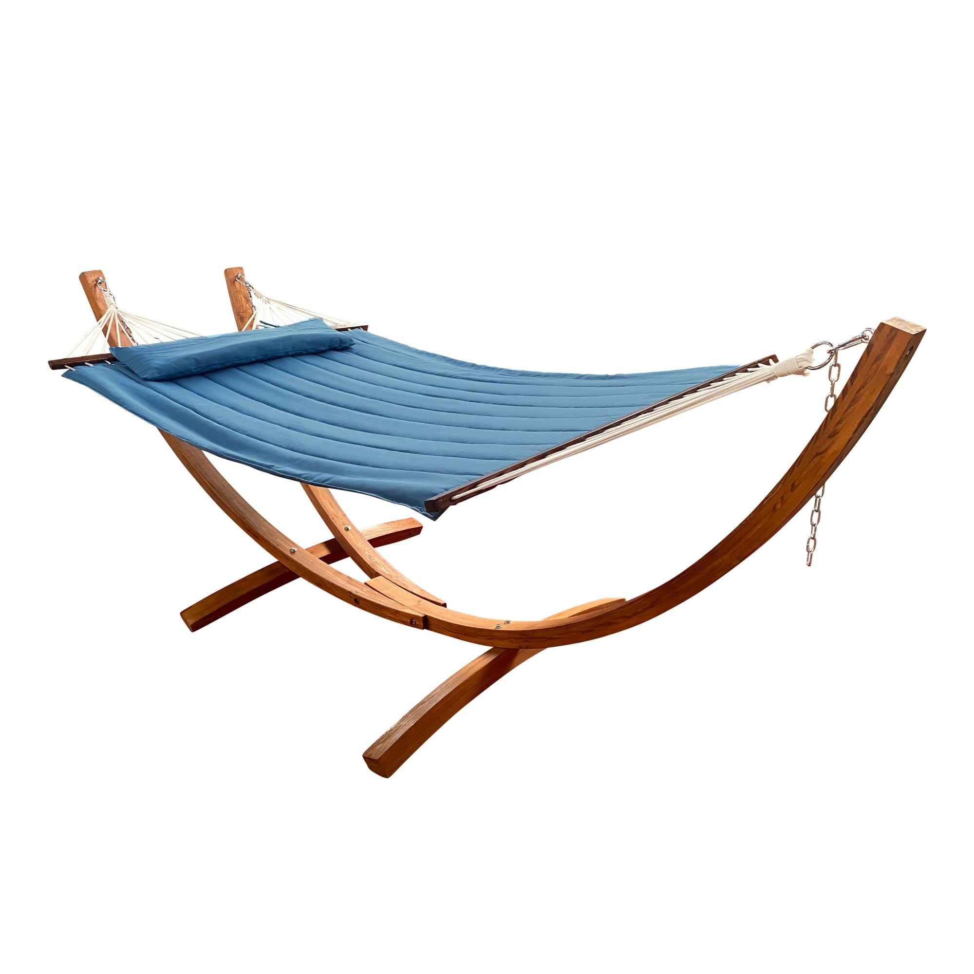 Hamac Double Fatboy Headdemock XXL Avec Support - 270x138 Cm, Autoportant, Pour Jardin Et Intérieur