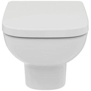 PORCHER - Abattant thermodur pour WC suspendus MATURA, GARDA, SOLFEGE et  KHEOPS2 charnières inox fixes, fixation rapide, blanc réf. P504201