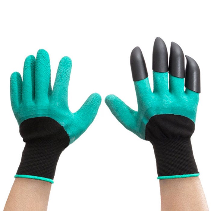 SHOP-STORY - Garden Gloves : Gants de Jardinage avec 4 Griffes