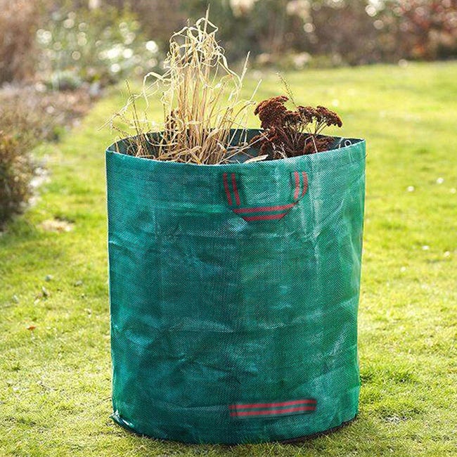 SHOP-STORY - Garden Bag : Sac de jardin pour végétaux 272L, pliable