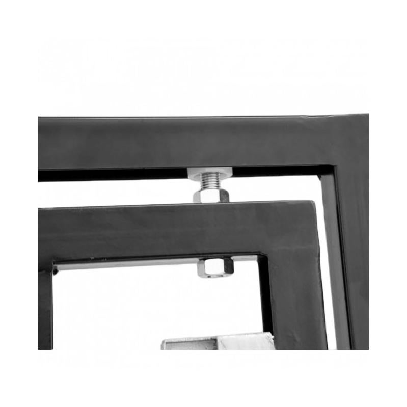 Poulie guide nylon pour portail - Ø40mm - L80mm - inox - 3