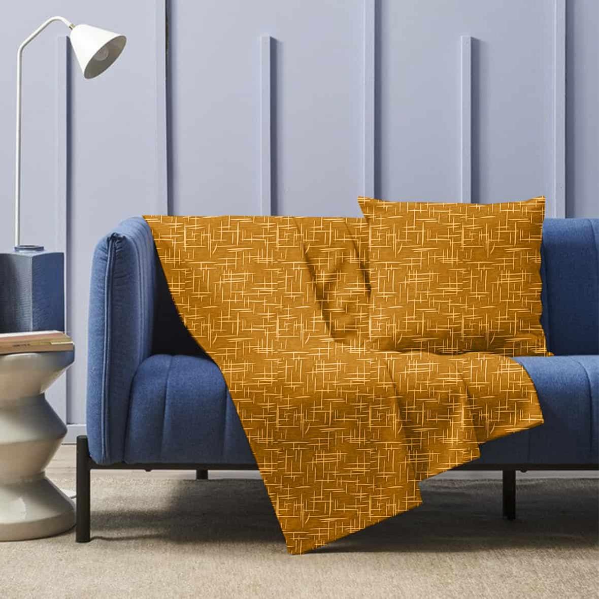 Tissu Chenille épais Velours 150x100 Cm - Pour Housse De Canapé, Décoration, Bricolage, Couleur Bleu Gris, Largeur 1.5 M