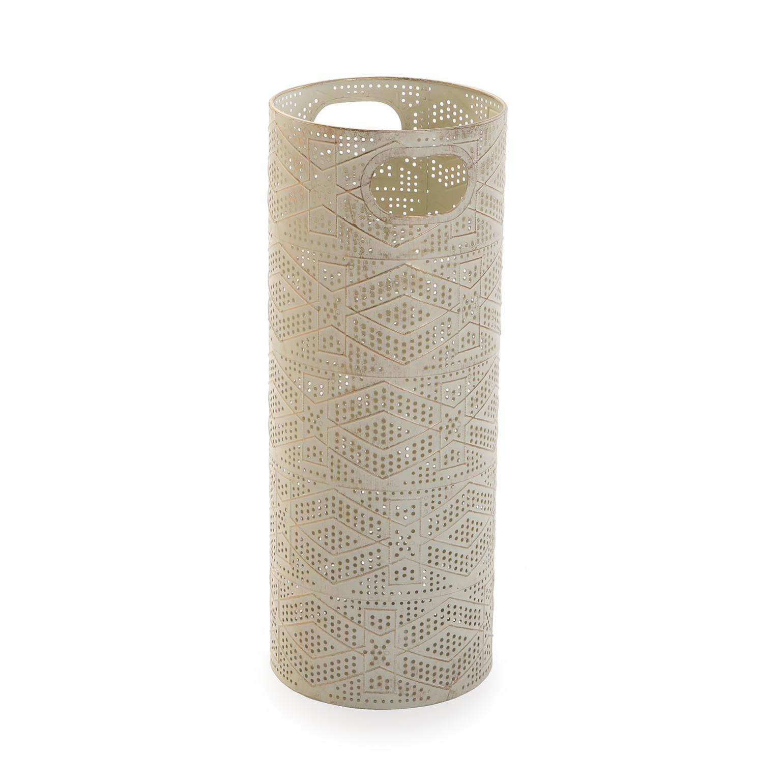 Portaombrelli VERSA Leyla In Metallo Color Rame - Per Ingresso, Corridoio, Giardino, Dimensioni 53x20x20 Cm