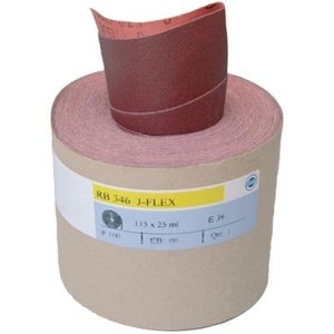 Rouleau papier abrasif corindon 115 mm x 5 M Grain 120 - 708199
