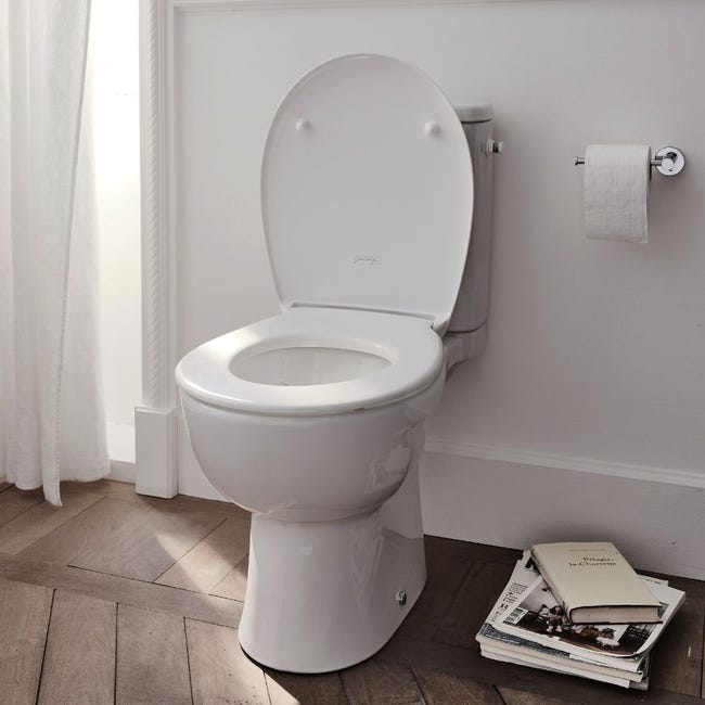 WC de pie sin reborde JACOB DELAFON Elite + asiento extraplano