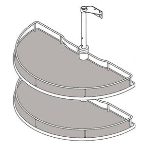 Tourniquet etagère de coin pivotant à 360° pour meuble d'angle bas   Projetos de armários de cozinha, Cozinhas domésticas, Moveis cozinha