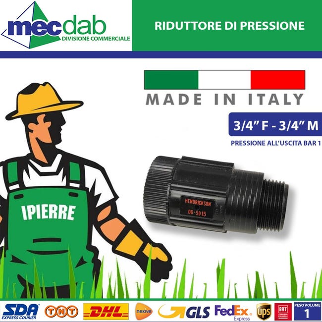 Riduttore Di Pressione Dell'acqua Regolabile, Risposta Rapida Con Filettature Interne G3/4in Regolatore Di Pressione Dell'acqua Ad Alta Precisione Con Timer Per L'irrigazione Delle Piante - Foto 11