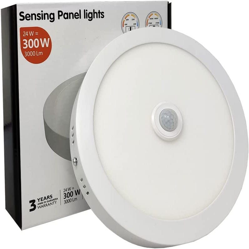 Acheter un plafonnier LED avec capteur de mouvement 24W