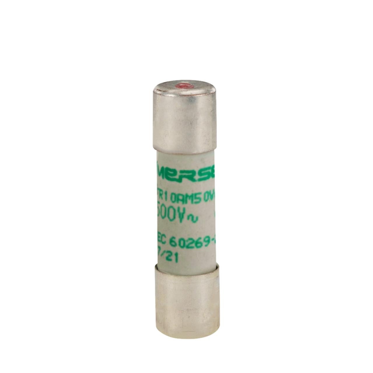 Lot De 5 Fusibles Céramiques Rapides 10x38mm - 500V - Différents Ampérages (0,5A à 32A) - Type R015/RT18