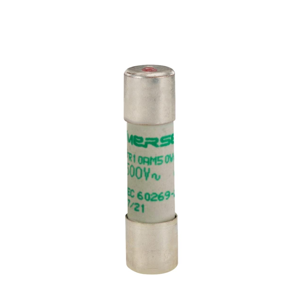 Lot De 5 Fusibles Céramiques Rapides 10x38mm - 500V - Différents Ampérages (0,5A à 32A) - Type R015/RT18