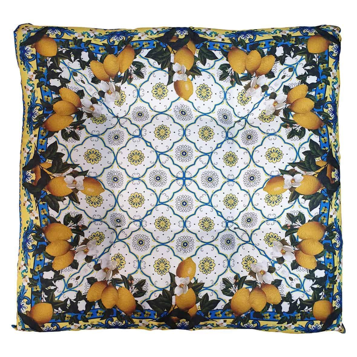 Set Di 6 Cuscini Per Sedie Da Cucina 40x40 Cm - Agrumi Colorati E Super Comodi! - Foto 11