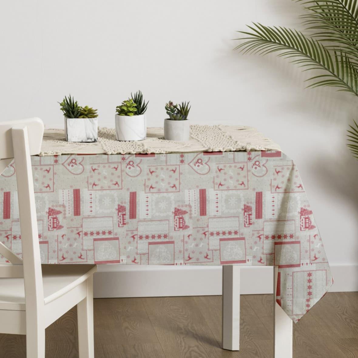 Grande nappe rectangulaire + 12 serviettes neuves sur Gens de Confiance