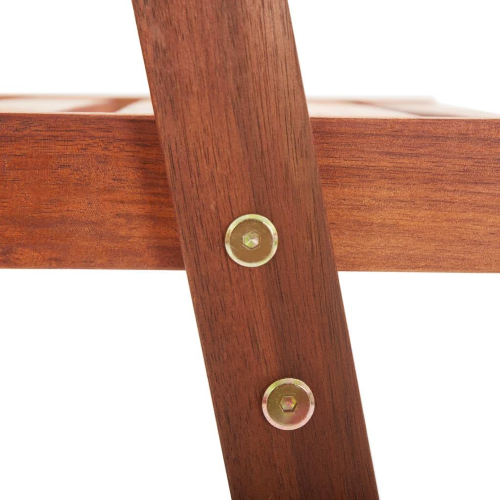 Chaises de salle à manger d'extérieur 3 pcs Acacia massif - 7