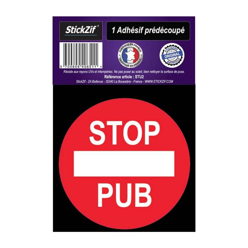Comment obtenir votre autocollant stop pub ? Comment l'imprimer  gratuitement ?