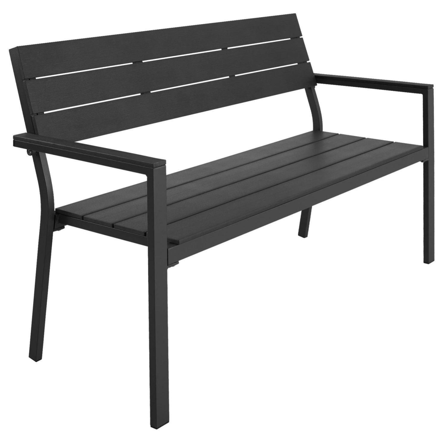 Banc de jardin pour 2 personnes utilisation en extérieur aluminium 129