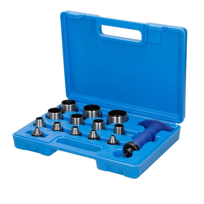 Pratico Set Di Punzonatrici Cave In Pelle Per Artigianato E - Foto 7