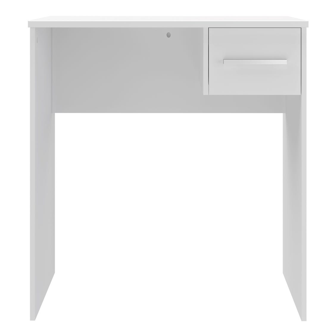 Bureau avec tiroir coloris blanc - Hauteur 75 x Longueur 90 x Profondeur 50  cm