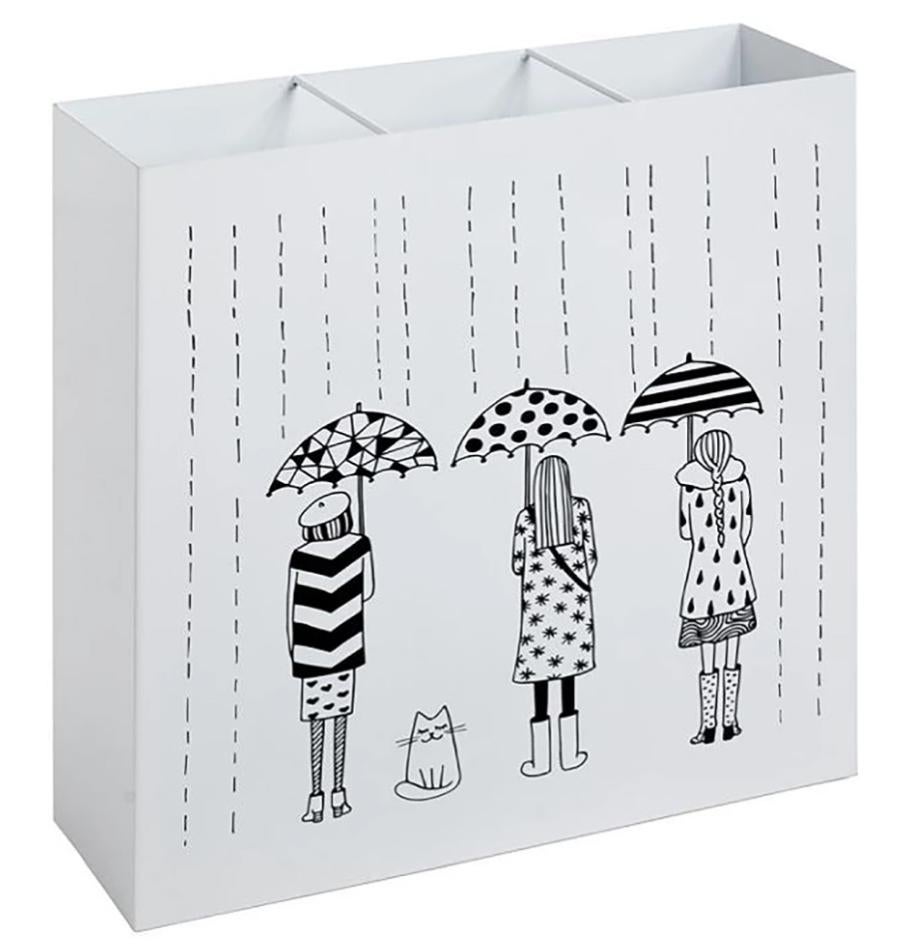 Porte-Parapluies Kela Métal 50cm - Design Moderne Noir - Pour Maison/Bureau