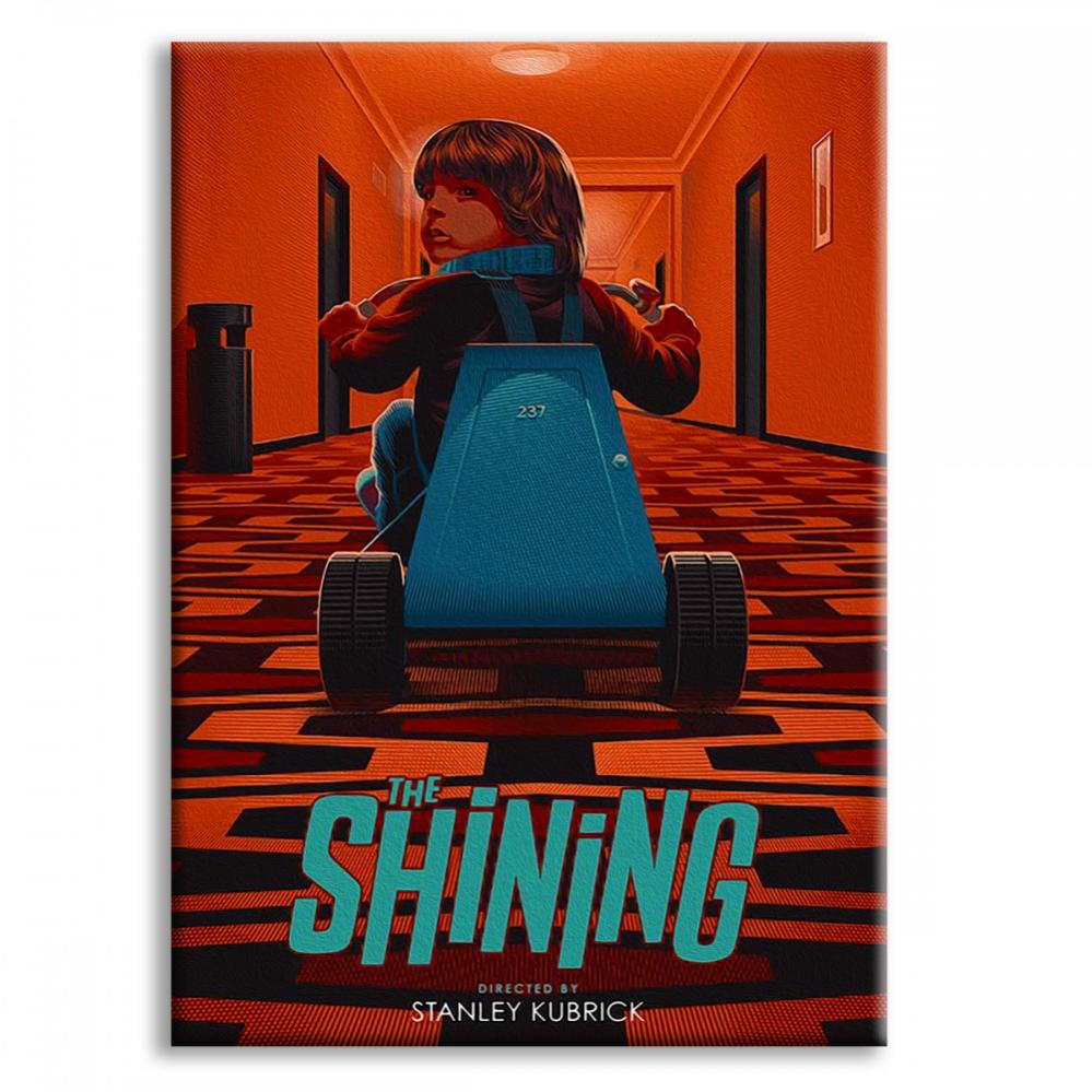 SHINING Affiche de film Toile Montée Sur Châssis Bois 100x140 cm