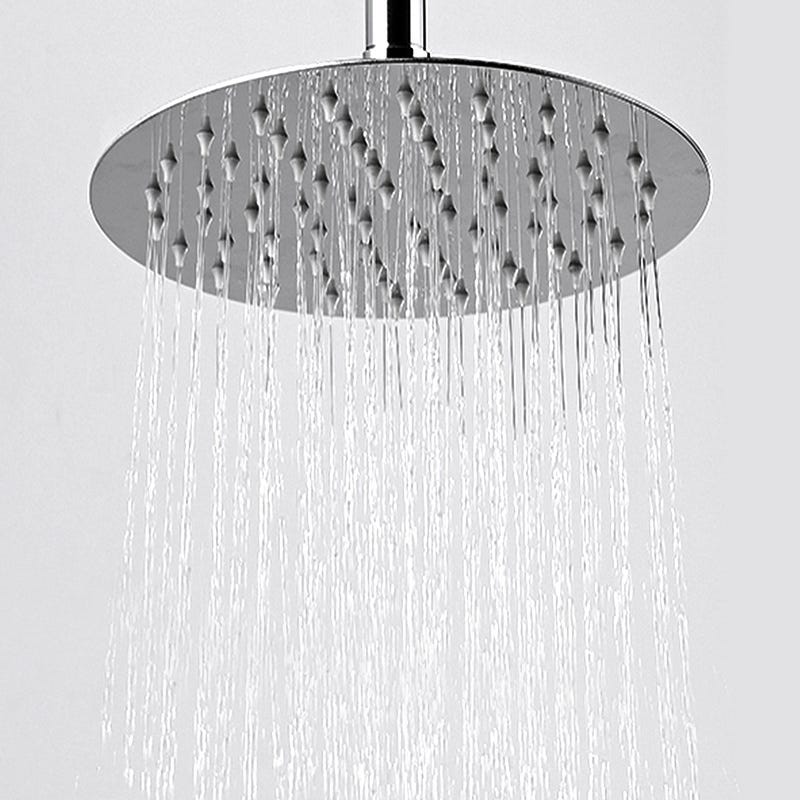 Soffione doccia in acciaio inox Soffione doccia a pioggia Soffione doccia  benessere V304 25cm