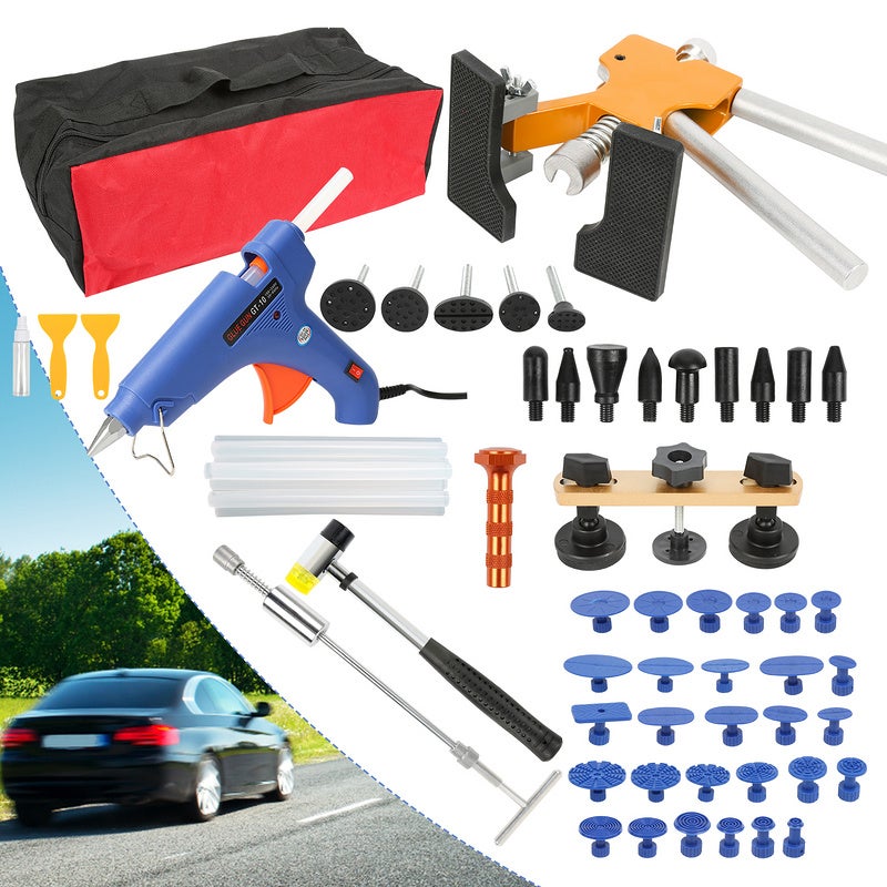 Kit outils débosselage réparation carrosserie voiture auto pistolet