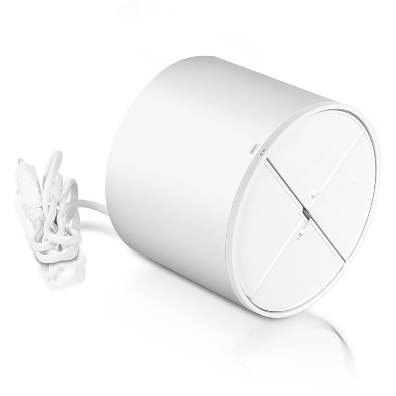 Bianco Ventilatore da bagno 100 mm - Ventilatore da bagno con valvola
