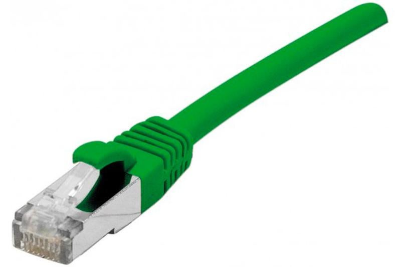 Câble Cat 6a FTP LSOH snagless 2m vert Leroy Merlin