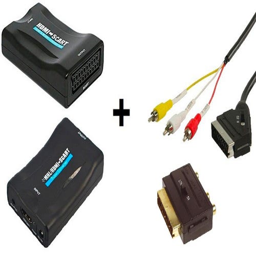Convertisseur Péritel vers HDMI MHL Adaptateur Scart vers HDMI