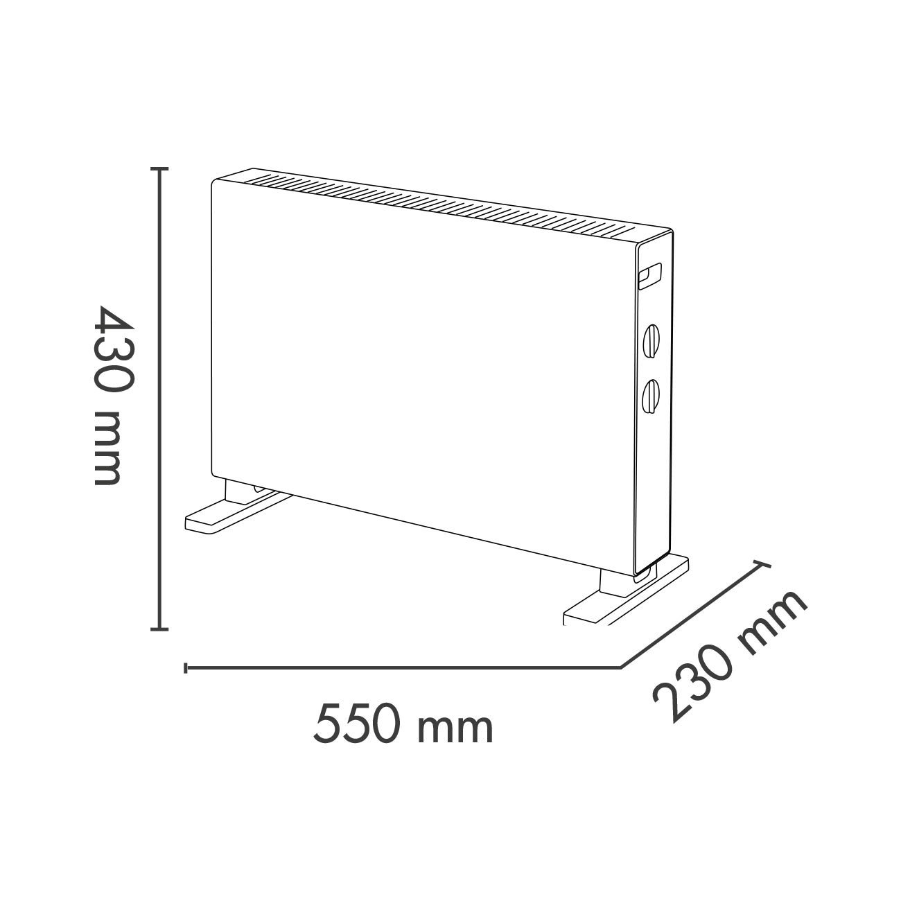 Argo Kansas, termoconvettore elettrico – Argoclima