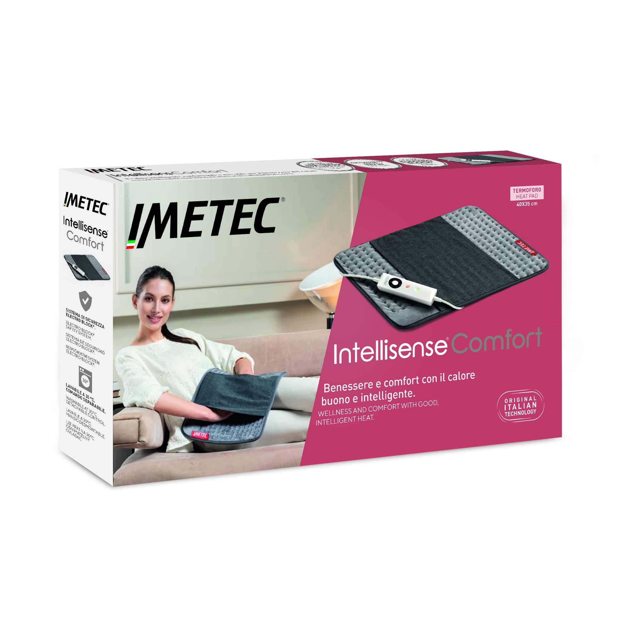 Imetec 16783 manta el ctrica 40 x 35 cm 110 W Leroy Merlin