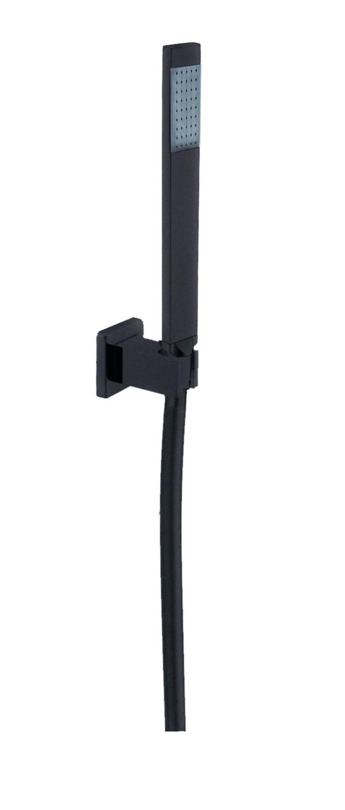 Mini kit Ensemble sur douche mural Dax PVD 1 jet PVD noir mat Leroy