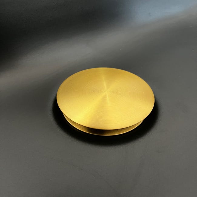 Comprar Válvula click clack dorado cepillado de lavabo oro online