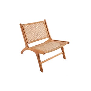 Chaise à suspendre Corsica couleur bois - 95 x 95 x 195 cm
